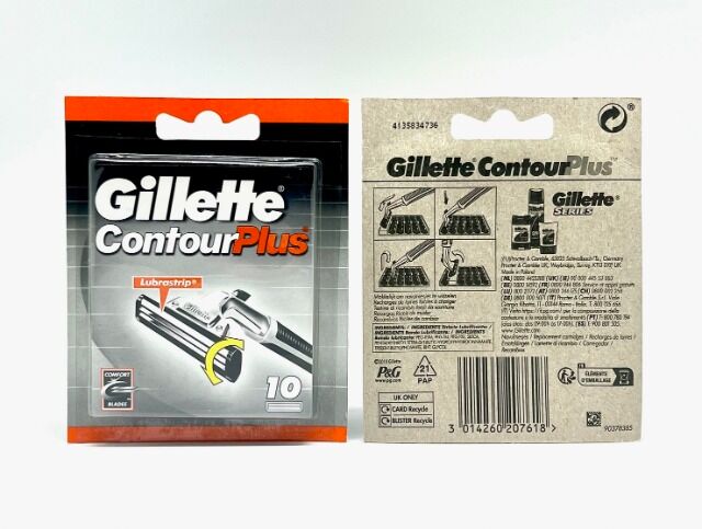 GILLETTE CONTOUR PLUS RASIERKLINGEN 10ER