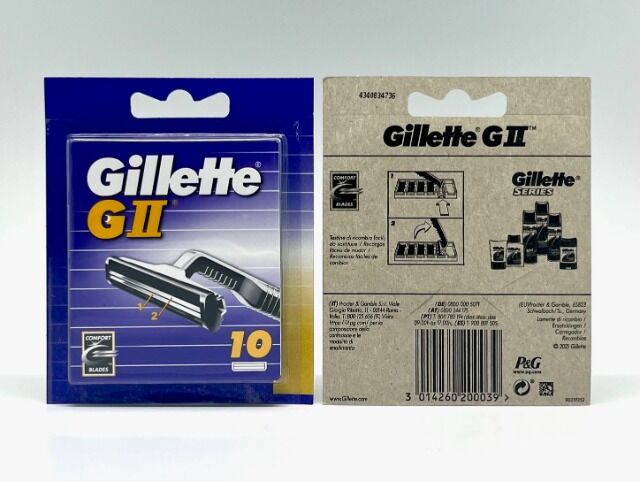 GILLETTE GII RAZOR BLADES 10ÉR