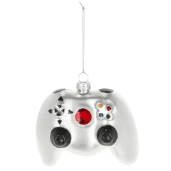 Glas-Controller Christbaumschmuck, ca. 10 cm – Außergewöhnliche Baumdeko