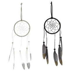 Glitzer Traumfänger – Funkelnde Deko, 2er-Set, 7cm Durchmesser