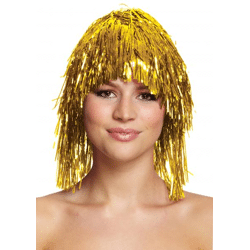 Glitzernde Lametta-Perücke 20G - Karneval & Party Kostümzubehör