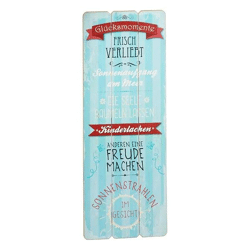 Glücksmomente Großformatiges Wandbild, 30x80 cm – Panoramaleinwand