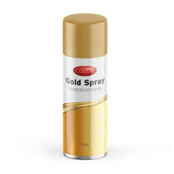 Goldenes Dekorationsspray für edles Finish, Metallischer Glanz, 250ml