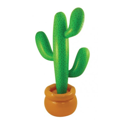 Größerer aufblasbarer Kaktus 170 cm – Deko für Garten & Poolparty