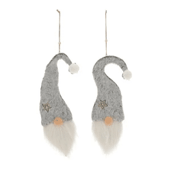 Große Hängewichtel, 2er-Set, Höhe ca. 37cm - Verspielte Dekoanhänger