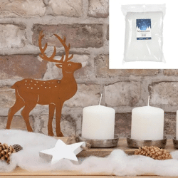 Große Schneematte für Dekorationen, 125 x 125 cm – Perfekt für Winterlandschaften