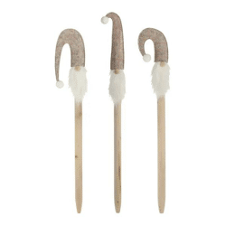 Große Steckwichtel 65-75 cm, Set aus 3 - Perfekt für Garten & Deko