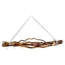 Große Wanddekoration mit Flammenoptik, 8 Haken, zum Aufhängen, Ca. 80cm Breit