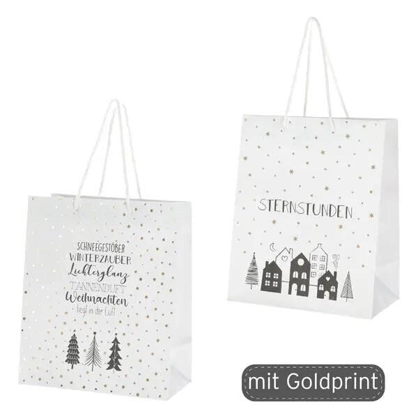 Gro&szlig;e Weihnachtsgeschenkt&uuml;ten, 2er-Pack, ca. 34 cm hoch