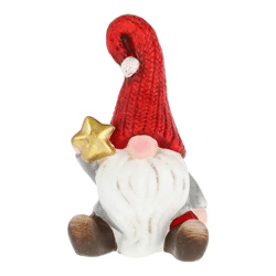 Großer Glitzer-Wichtel, 18 cm hoch - Funkelnde Dekofigur