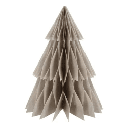 Großer Grauer Honeycomb Tannenbaum, Standdeko, Modern, 40cm