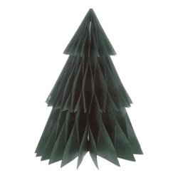 Großer Grüner Honeycomb Tannenbaum, Freistehende Weihnachtsdeko, 40cm