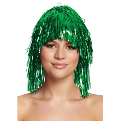 Grüne Perücke 20G - Kostümzubehör für Dekoration und Partys