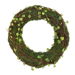 Grüner Deko-Mooskranz, Durchmesser ca. 30cm - Natürliche Wand- und Tischdeko