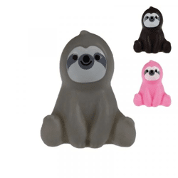 Gummi-Ente im Faultier-Design, 5 cm