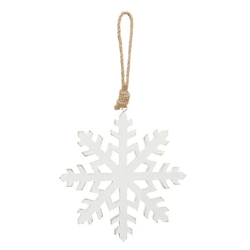 Hänger Schneeflocke, klein, 17,5 cm Durchmesser - Festliche Dekoration für Weihnachten