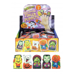 Halloween Fingerpuppen 5x3cm - 5 verschiedene Motive, Partyzubehör