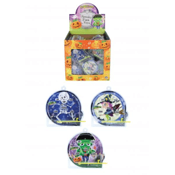 Halloween-Flipperball-Puzzle 5,5 x 5,8 cm – 3 verschiedene Designs, ideal für Partygeschenke