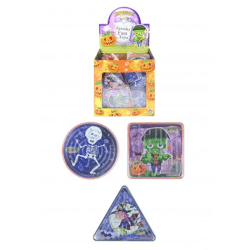 Halloween-Labyrinth-Rätsel – 3 verschiedene Formen, Partyspiele