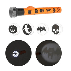 Halloween-Projektor-Taschenlampe, 15cm – Gruselspaß mit Lichteffekten