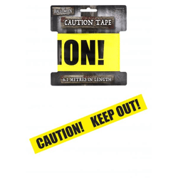 Halloween-Warnband – 6,1 m x 7 cm, gruselige Sicherheitsdekoration für Partys