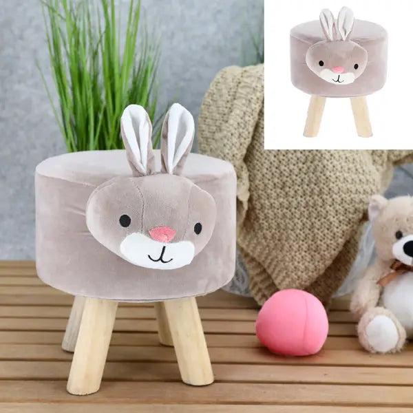 Hasenhocker, 30cm Hoch, Kinderzimmer Tierhocker, Niedliche Hase Dekoration, Sitzhocker