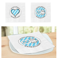 Heimatliebe Servietten, 20er Pack, Elegantes 2-lagiges Design