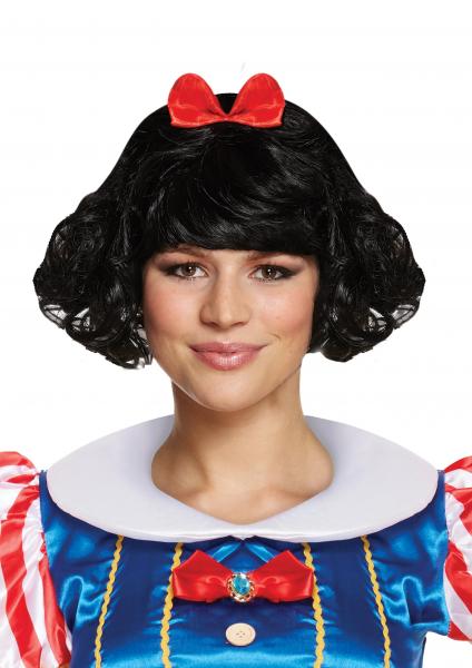 Hochwertige Schneewittchen Per&uuml;cke 110G - Karnevalskost&uuml;mzubeh&ouml;r f&uuml;r Karneval & Partys