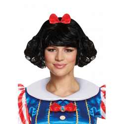 Hochwertige Schneewittchen Perücke 110G - Karnevalskostümzubehör für Karneval & Partys