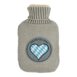 Hochwertige Wärmflasche Heimatliebe, 1500 ml - Langlebig, Zuverlässig und Komfortabel