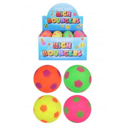 Hoher Bounce Fußballball, 6,2 cm, 4 verschiedene Farben