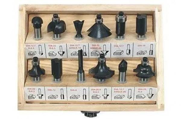 HOLZOBERFRASERSATZ: Hochwertiger Holzoberfr&auml;sersatz - Profi Holzbearbeitungsfr&auml;ser-Set f&uuml;r pr&auml;zises Fr&auml;sen von Holzoberfl&auml;chen