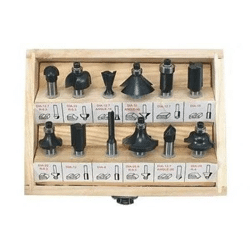 HOLZOBERFRASERSATZ: Hochwertiger Holzoberfräsersatz - Profi Holzbearbeitungsfräser-Set für präzises Fräsen von Holzoberflächen