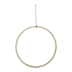 Holzring zum Hängen, DIY, groß, ca. 29 cm Durchmesser – Vielseitig, natürlich, handwerklich