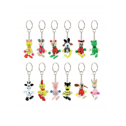 Holztiere, 5 cm, 12 Er-Set in verschiedenen Designs - Pädagogische Spielfiguren für Kinder