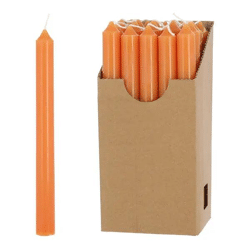 Honigfarbene Stabkerzen, 22cm, 20er Set im Display - Gemütliche Lichtstimmung