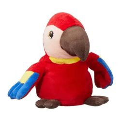 Interaktiver Sprechender Papagei, 18cm, in Präsentationsbox