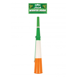 Irisches Dreiblatthorn, 38 cm, mit grünem Band, Partydekoration & Festivalzubehör