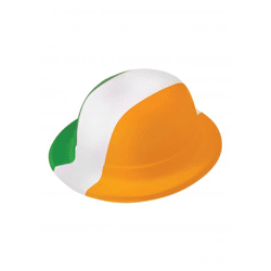 Irish Dreifarben Bowlerhut Aus Kunststoff Für Erwachsene - St. Patrick'S Day Zubehör