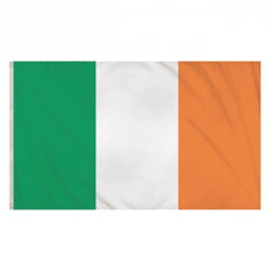 Ireland flag, large 5 feet x 3 feet, robust and weatherproof