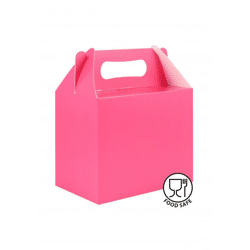 Isolierte Lunchbox in Rosa, 14L x 9,5B x 12H cm, Für Warmes Essen