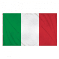 Italienische Flagge, groß 5Ft x 3Ft, robust und wetterfest