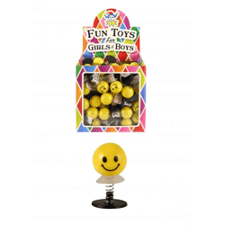 Jump-Ups Spielzeug mit Lächeln, 5 cm – lustiges Hüpfspielzeug für Kinder