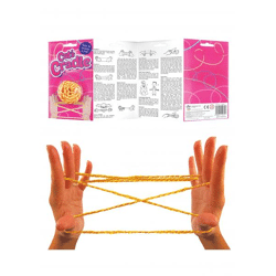 Kattenwiege Spielset 1,6 M Schnur Mit Anleitung - Fadenspiel für Kinder und Erwachsene