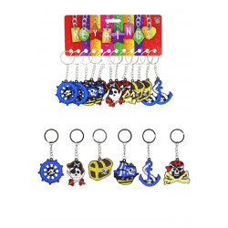 K/C Pirat 5 cm, 6 verschiedene Designs - Sammlerstücke und Partyzubehör