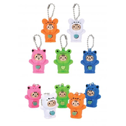 K/C Tiergesicht Veränderung 4,3 cm – 5 verschiedene Motive, Spaßspiel für Kinder