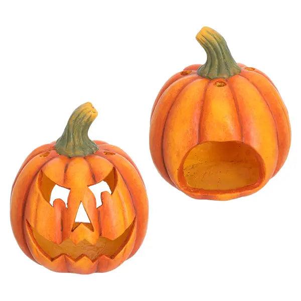 Kerzenhalter K&uuml;rbis, Muster 1, Gro&szlig;, ca. 30cmH