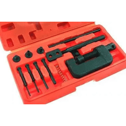 KETTENBRECHER NIETWERKZEUG : Hochwertiges Kettenbrecher Nietwerkzeug - Profi Werkzeugset für die Reparatur und Wartung von Ketten