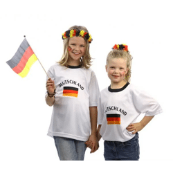 Kinder Deutschland Fußballtrikot T-Shirt – Ideal für junge Fans