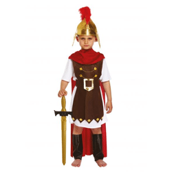 Kinder Römischer General Kostüm: Mittlere Größe 7-9 Jahre, Historisches Krieger-Outfit Für Kinder